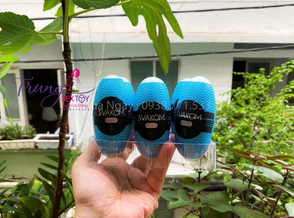 Trứng thủ dâm Svakom Hedy Ultra Soft TPE nhỏ gọn tặng gel