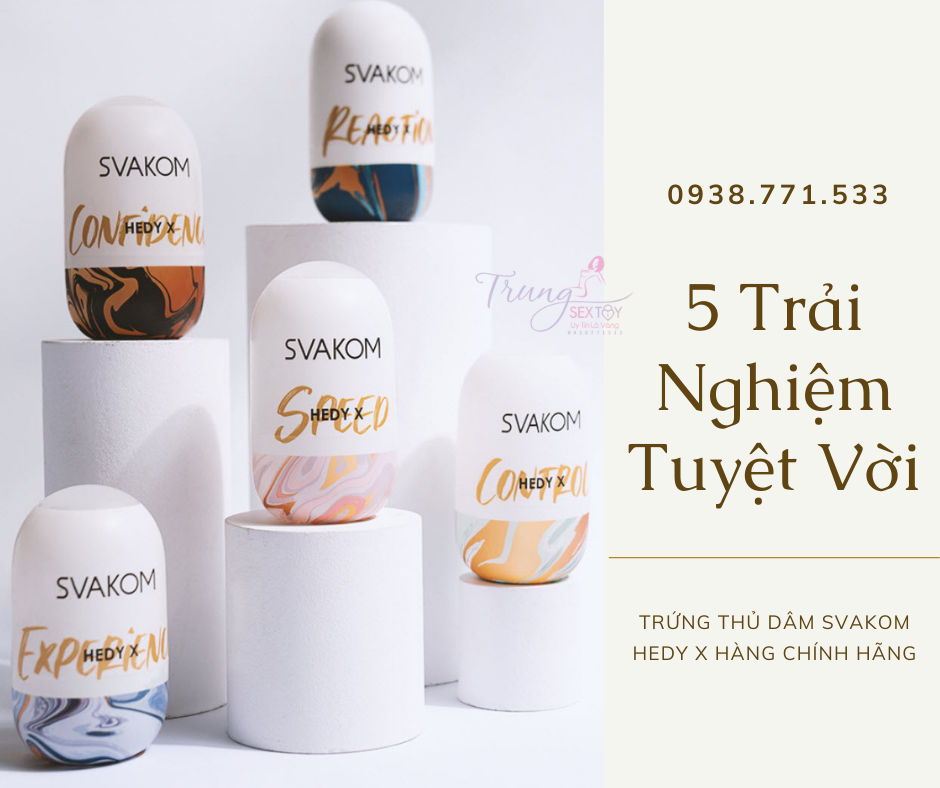 Trứng thủ dâm SVAKOM Hedy X cao cấp trải nghiệm độc đáo hấp dẫn Trứng thủ dâm SVAKOM Hedy X cao cấp trải nghiệm độc đáo hấp dẫn