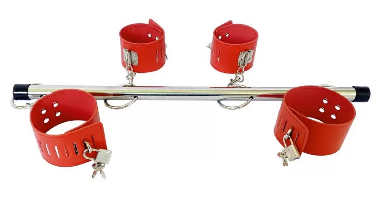 Còng tay chân đòn sắt BDSM bạo dâm chắc chắn an toàn