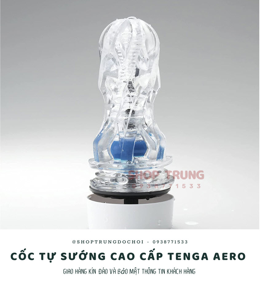 Cốc thủ dâm TENGA AERO cao cấp trải nghiệm sướng đỉnh