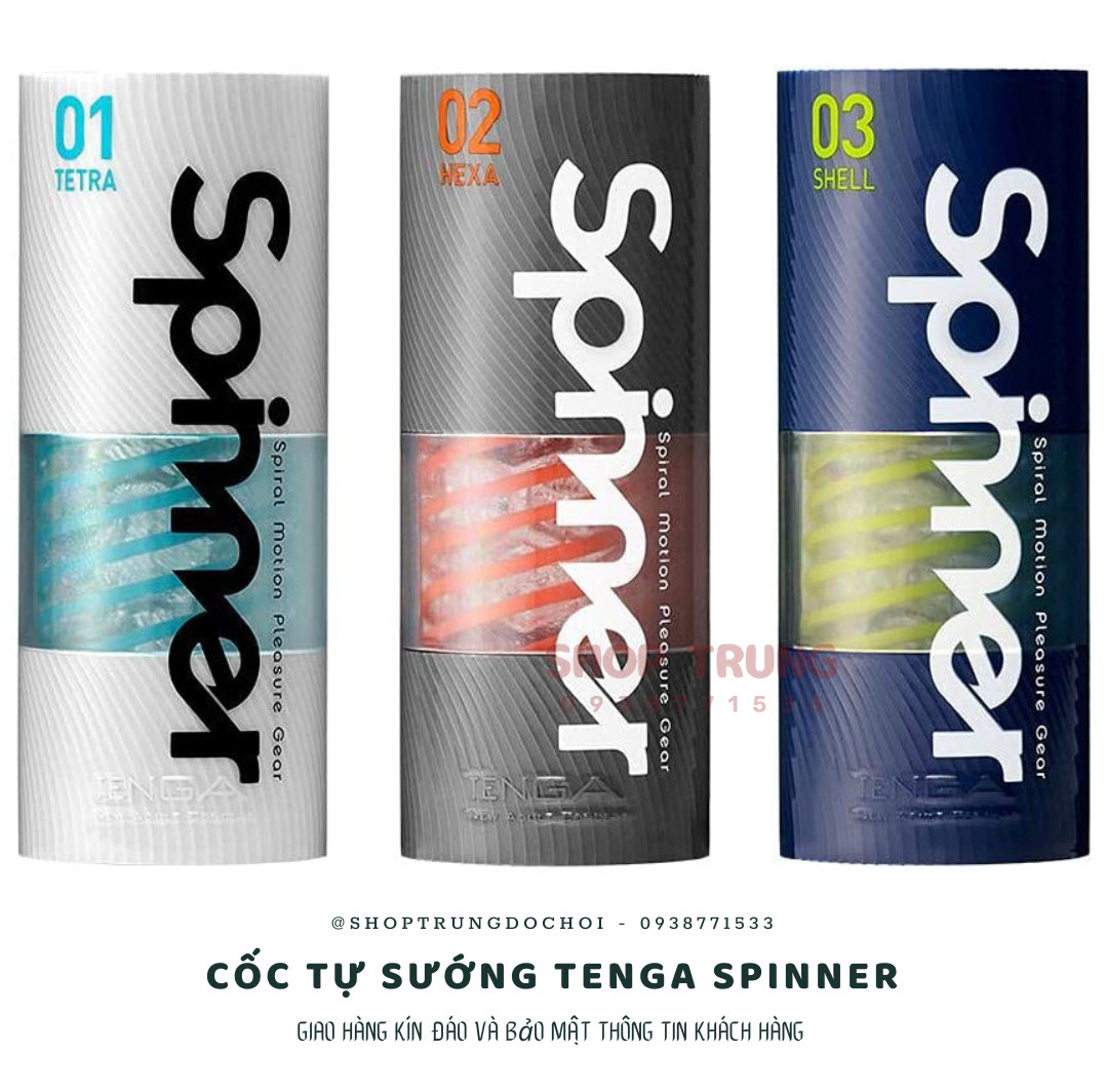 Review cốc thủ dâm Tenga Spinner Nhật Bản công nghệ xoắn độc
