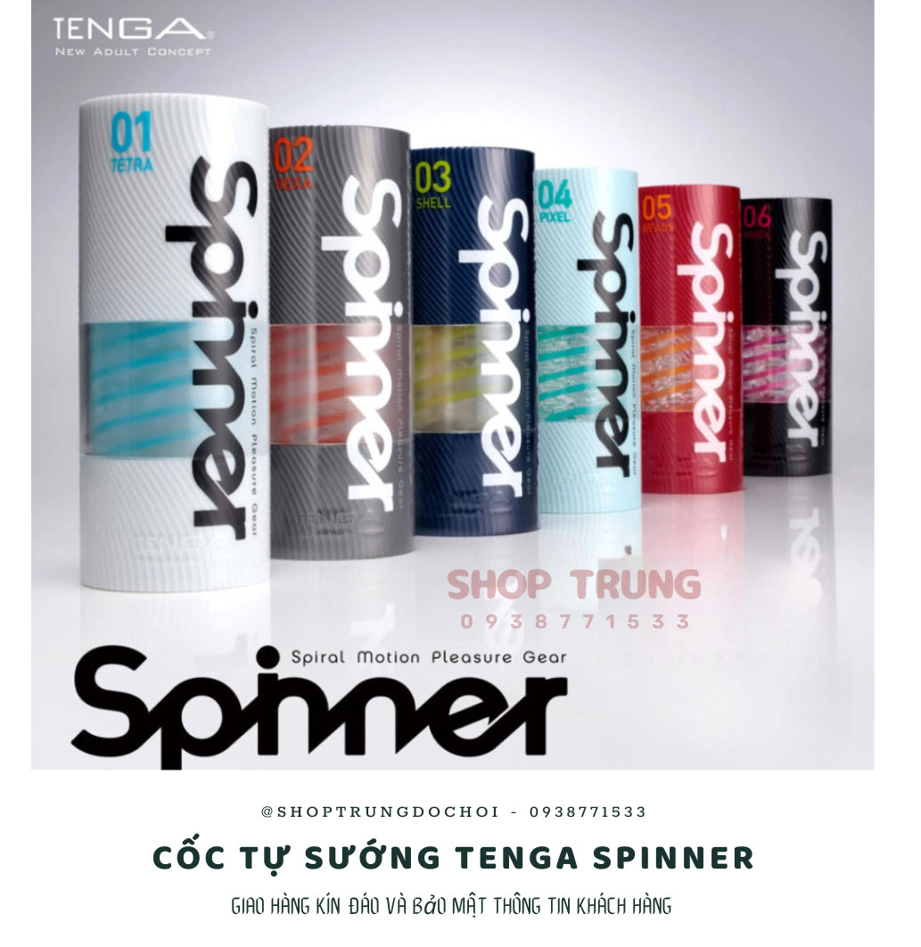Review cốc thủ dâm Tenga Spinner Nhật Bản công nghệ xoắn độc