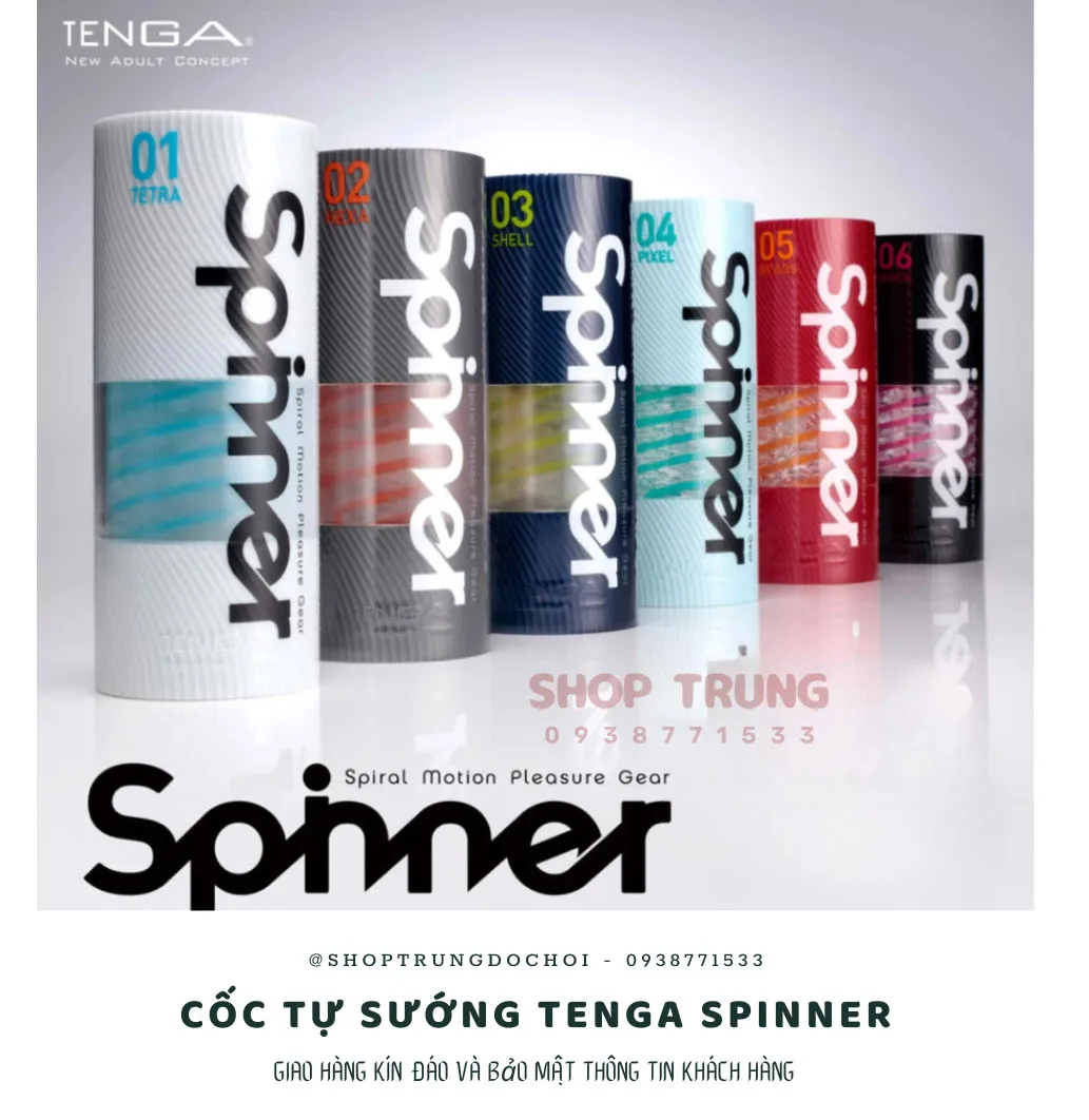Cốc thủ dâm Tenga Spinner công nghệ xoắn ốc Nhật Bản