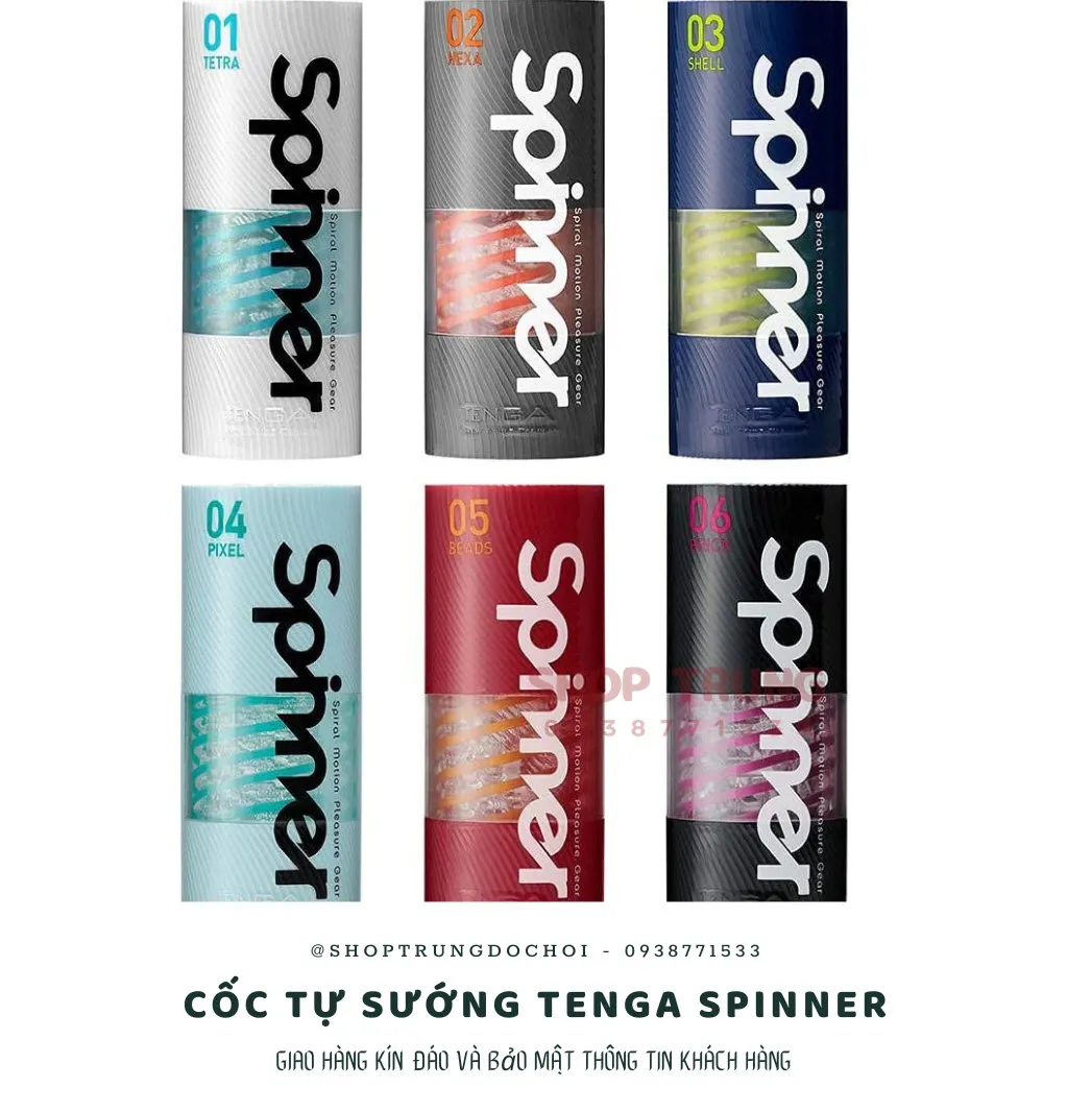 Cốc thủ dâm Tenga Spinner công nghệ xoắn ốc Nhật Bản