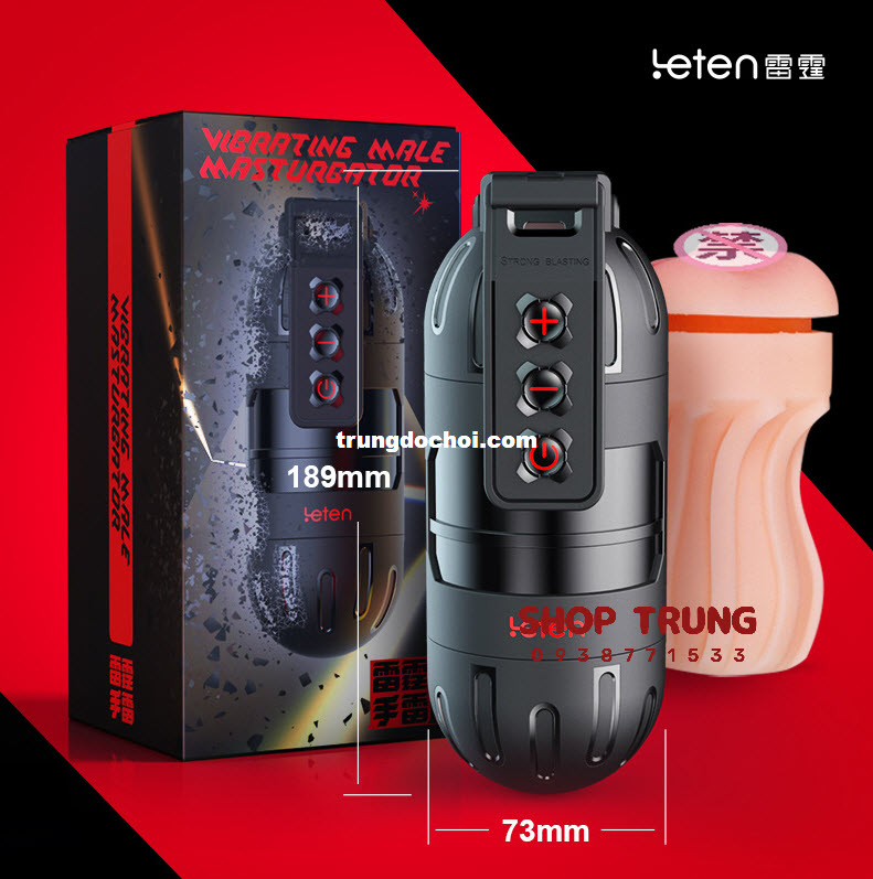 Cốc Leten Vibro rung mạnh kết nối app thông minh