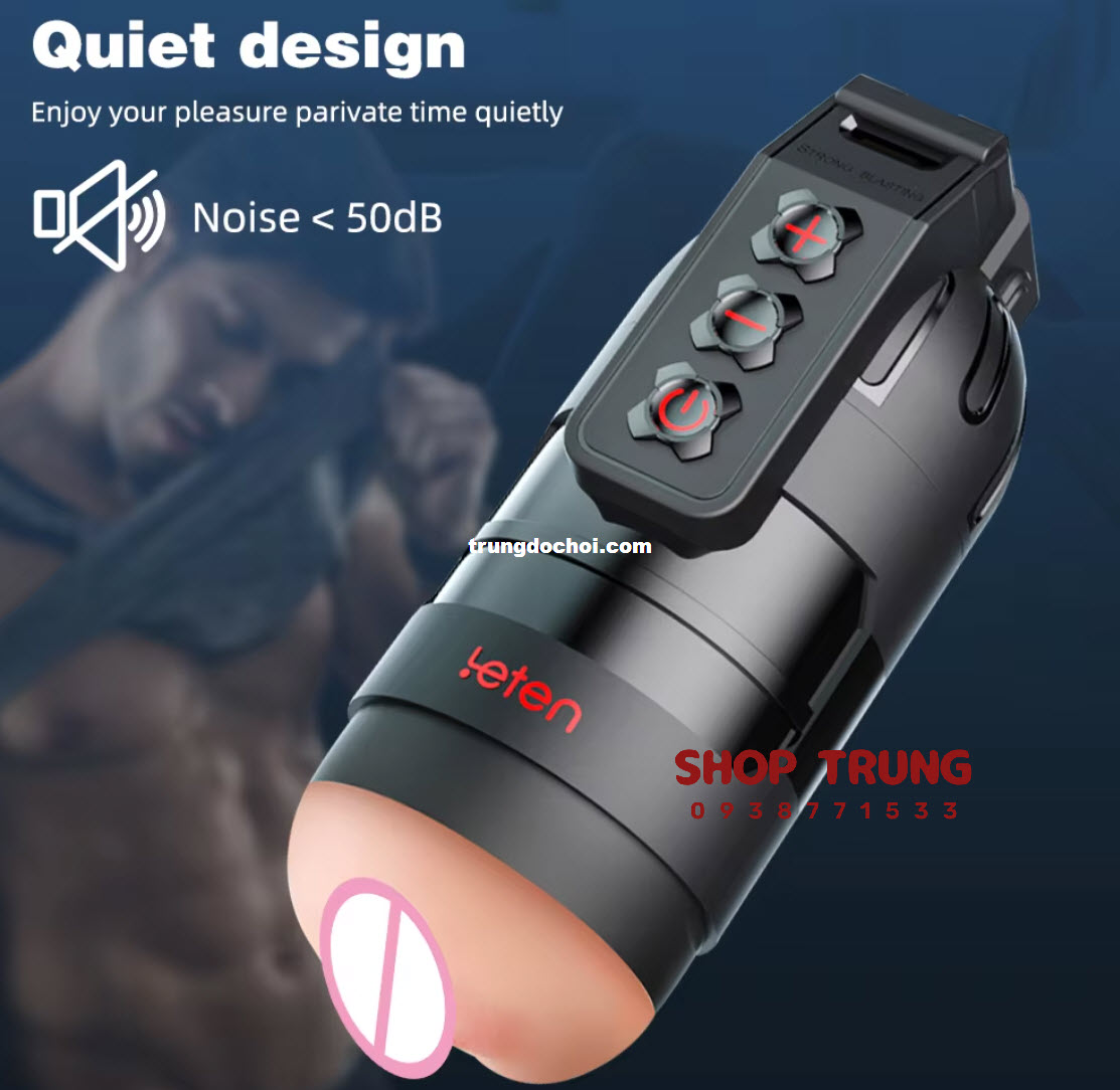 Cốc Leten Vibro rung mạnh kết nối app thông minh