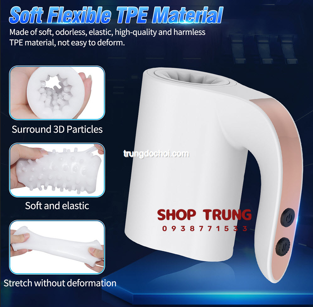 Cốc Tự Sướng 10 Chế Độ Đa Năng Thụt Xoay Siêu Phê Mua Ngay