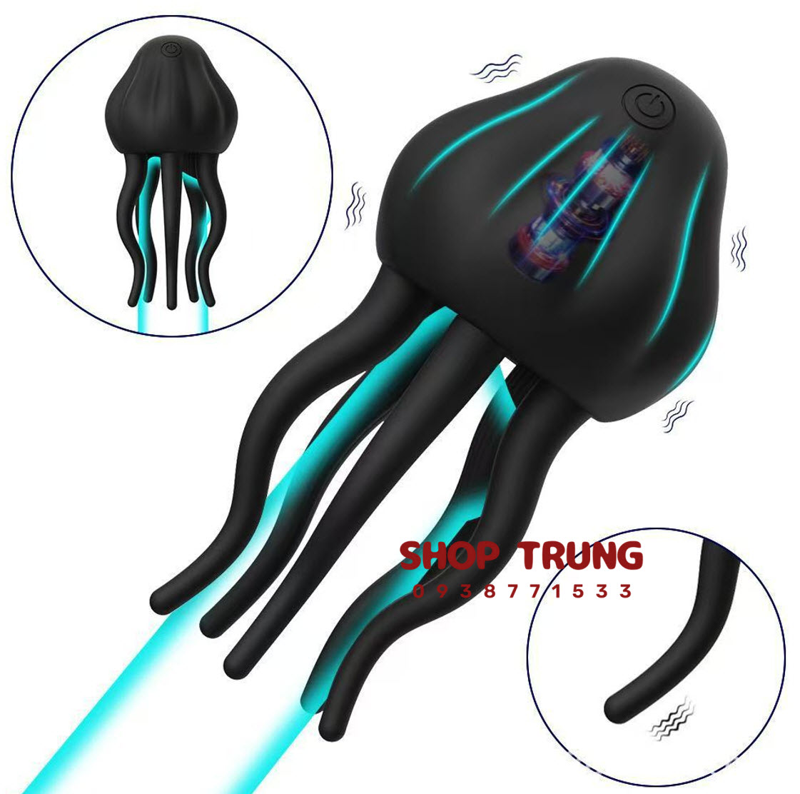 Little Jellyfish - Máy Rung Dương Vật Siêu Mềm Mượt, Kích Thích Tối Ưu