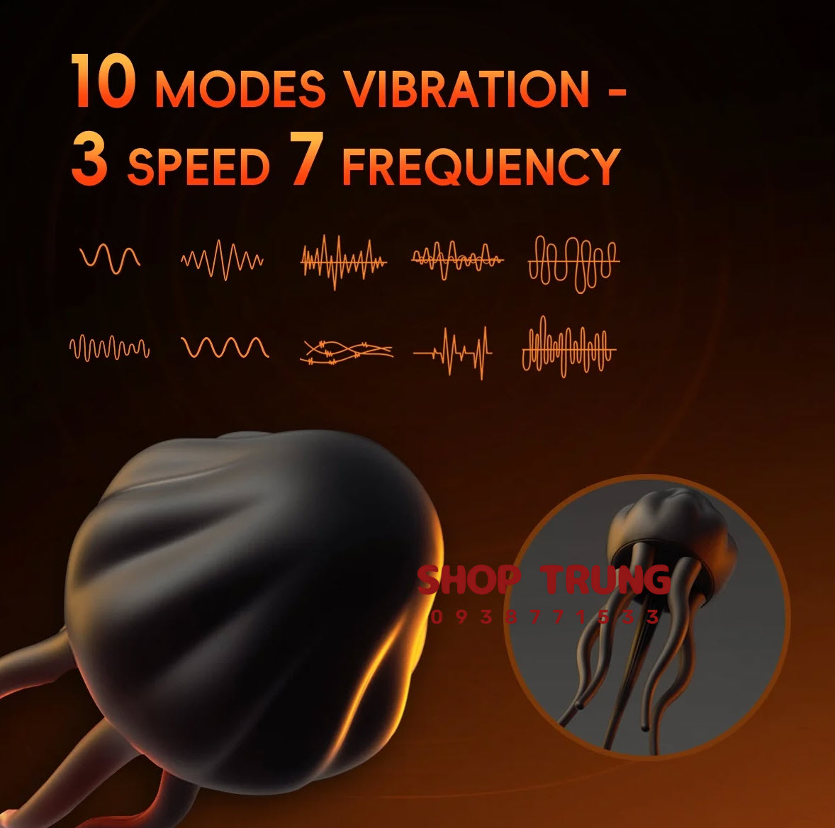 Little Jellyfish - Máy Rung Dương Vật Siêu Mềm Mượt, Kích Thích Tối Ưu