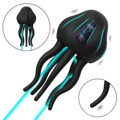 Máy rung hình bạch tuộc Little Jellyfish rung đa điểm sạc nhanh 
