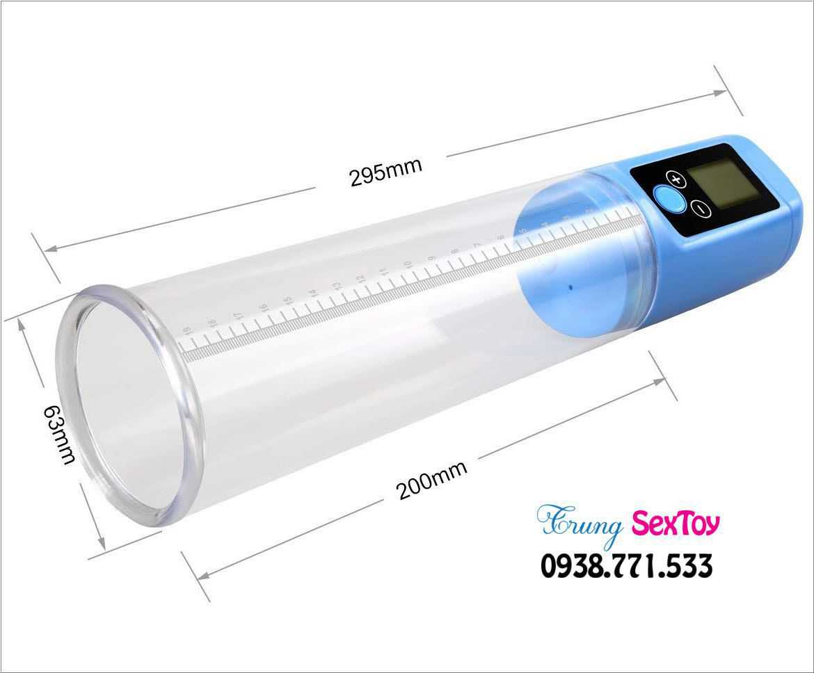 Máy tập dương vật tự động LCD tăng kích thước an toàn nhanh