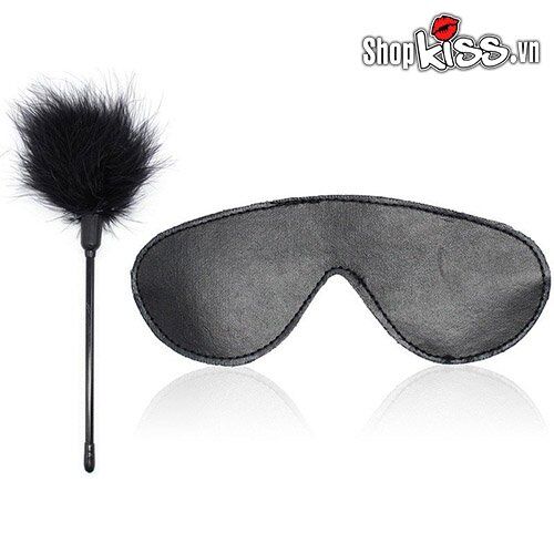 Bộ đồ chơi bạo dâm 10 món da cao cấp bao gồm khóa roi bịt mắt trói bondage