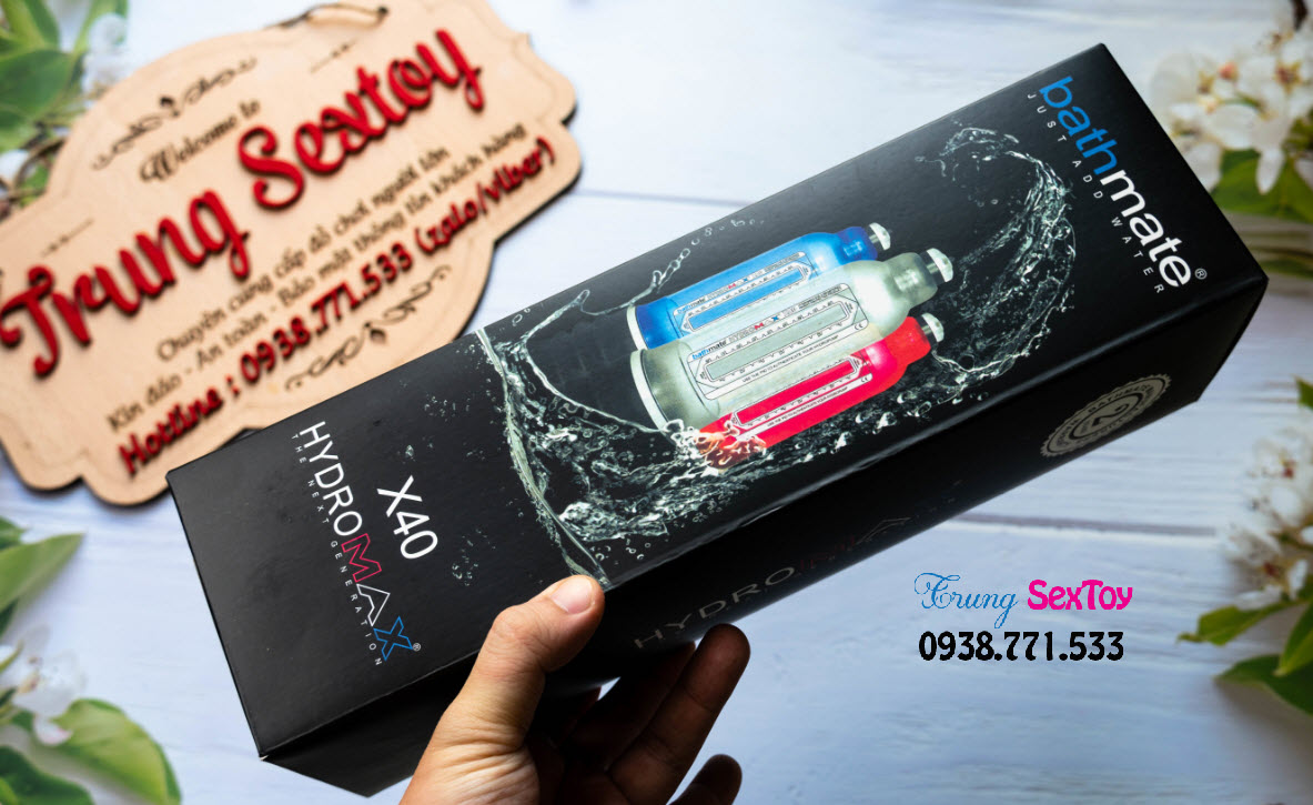 Máy tập tăng kích thước dương vật Bathmate Hydromax X40 - Hiệu quả, An toàn, Giá tốt