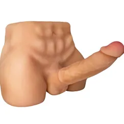 búp bê tình dục bán thân nam thật chất liệu tpe silicone 