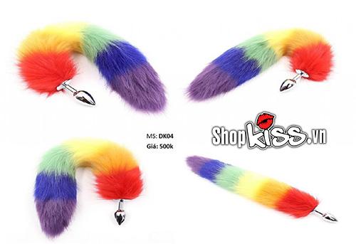 Đuôi chồn kích thích hậu môn sextoy lông thật mềm mại