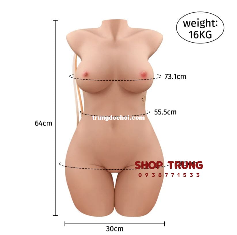 Búp bê bán thân rung hút silicon chân thật thăng hoa cực đỉnh