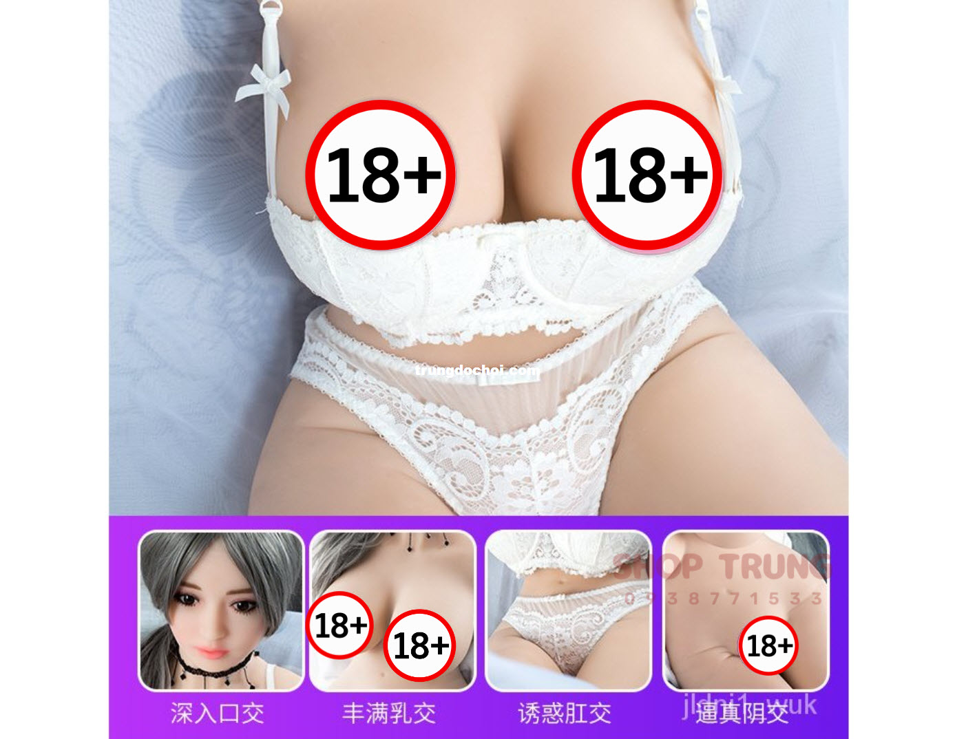 Búp bê bán thân cho nam trải nghiệm chân thực cao cấp