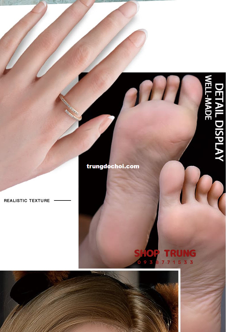 Búp bê tình dục nguyên thân silicon cao cấp trải nghiệm chân thực