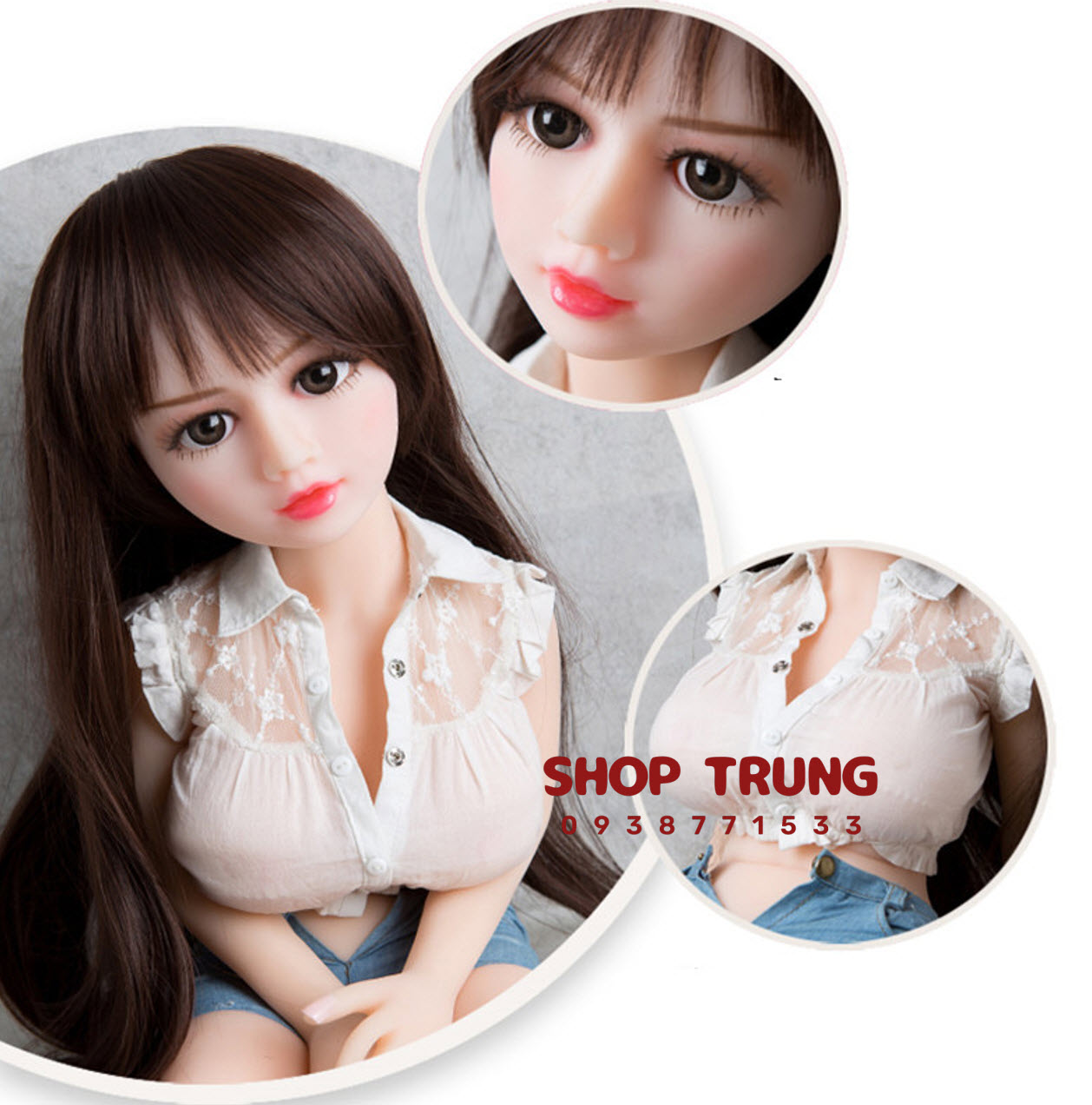 Búp Bê Tình Dục Mini 80cm Siêu Xinh Kích Thước Chuẩn Sale Hot
