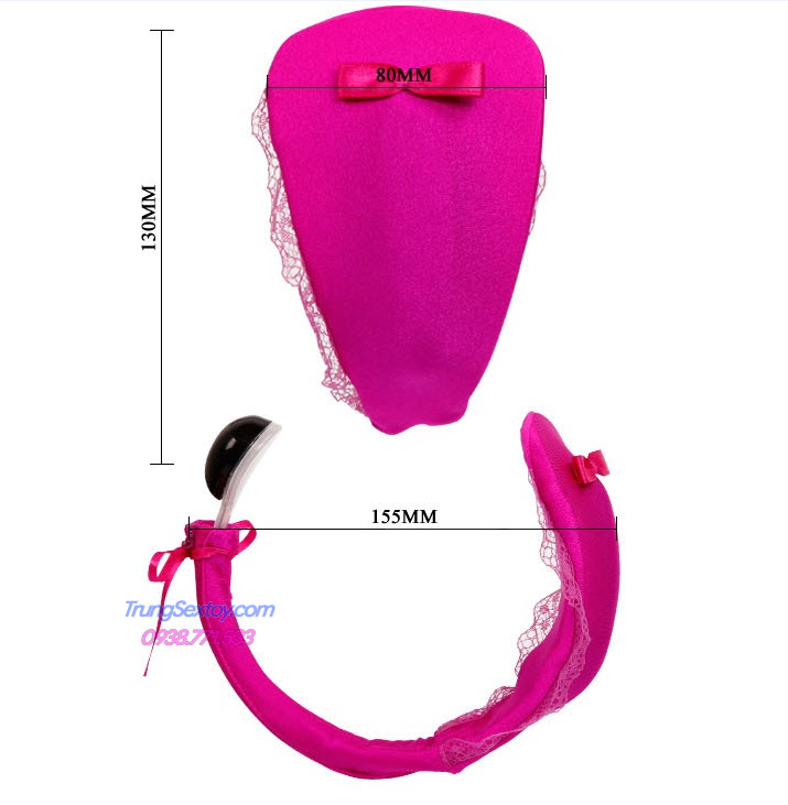 Quần lót rung điều khiển từ xa kích thích bí mật