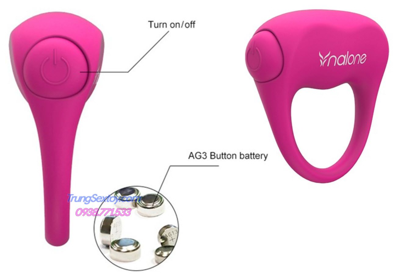 Vòng Rung Dương Vật Nalone Ping Sinmis Siêu Mạnh Đa Chức Năng