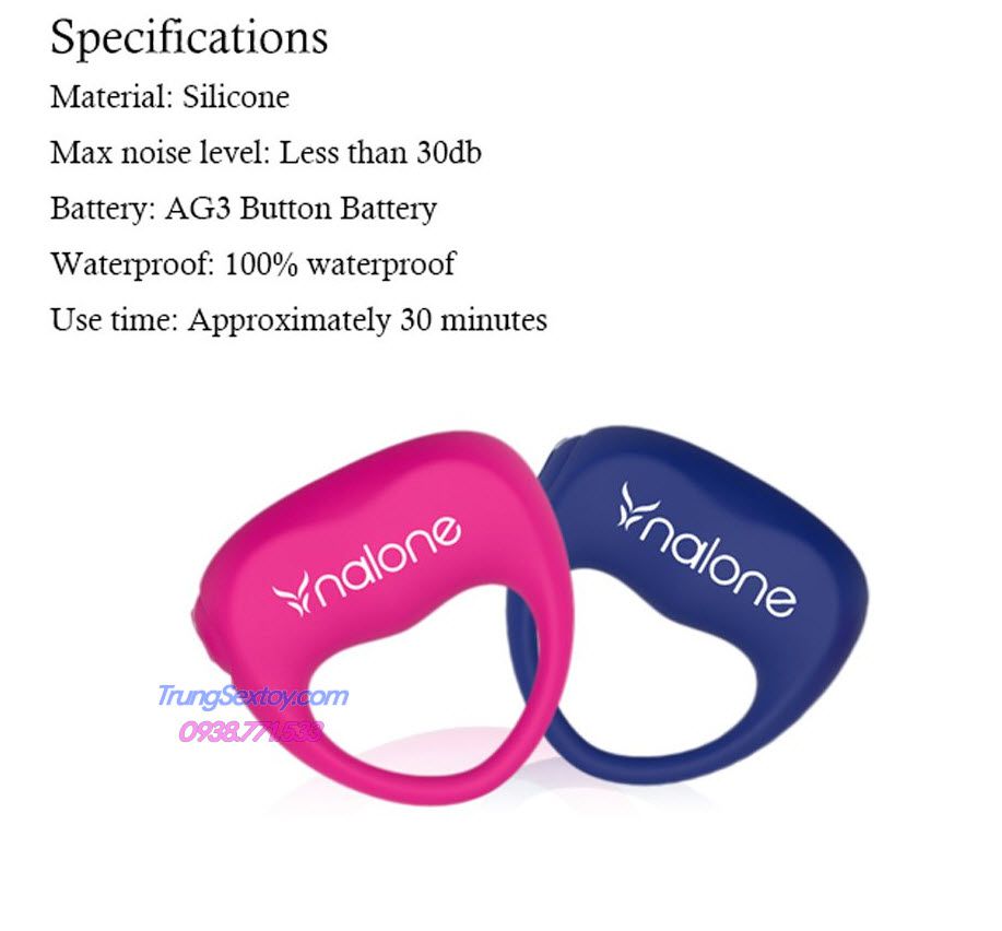 Vòng Rung Dương Vật Nalone Ping Sinmis Siêu Mạnh Đa Chức Năng