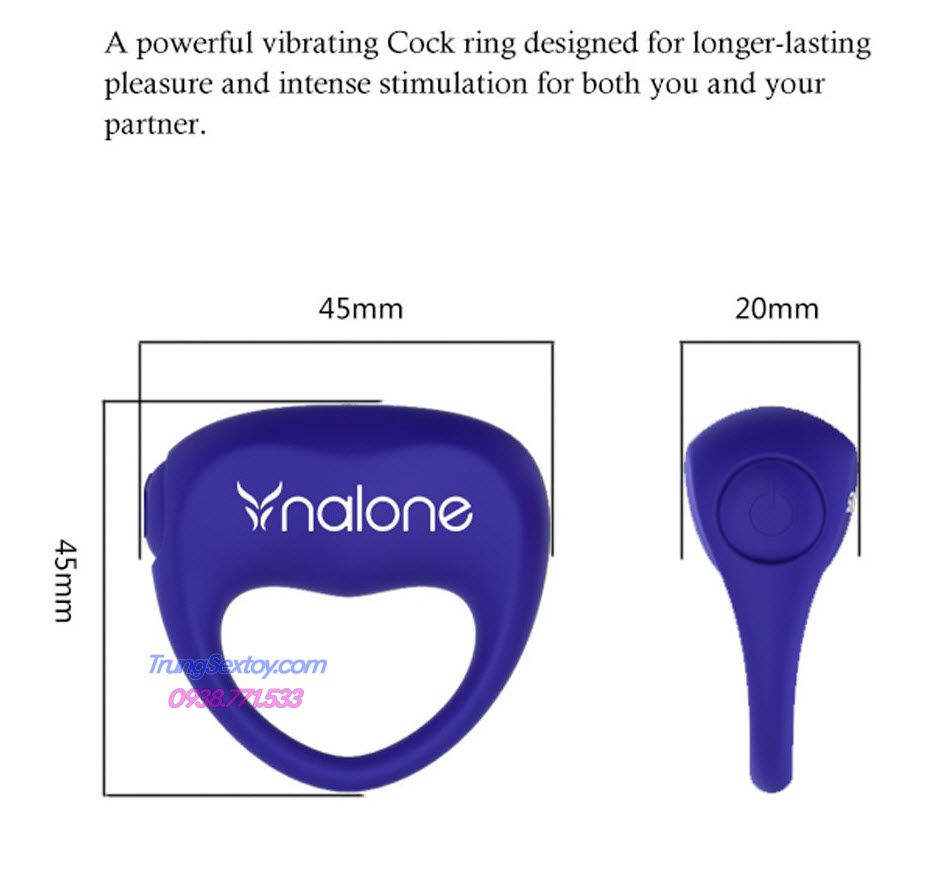 Vòng Rung Dương Vật Nalone Ping Sinmis Siêu Mạnh Đa Chức Năng