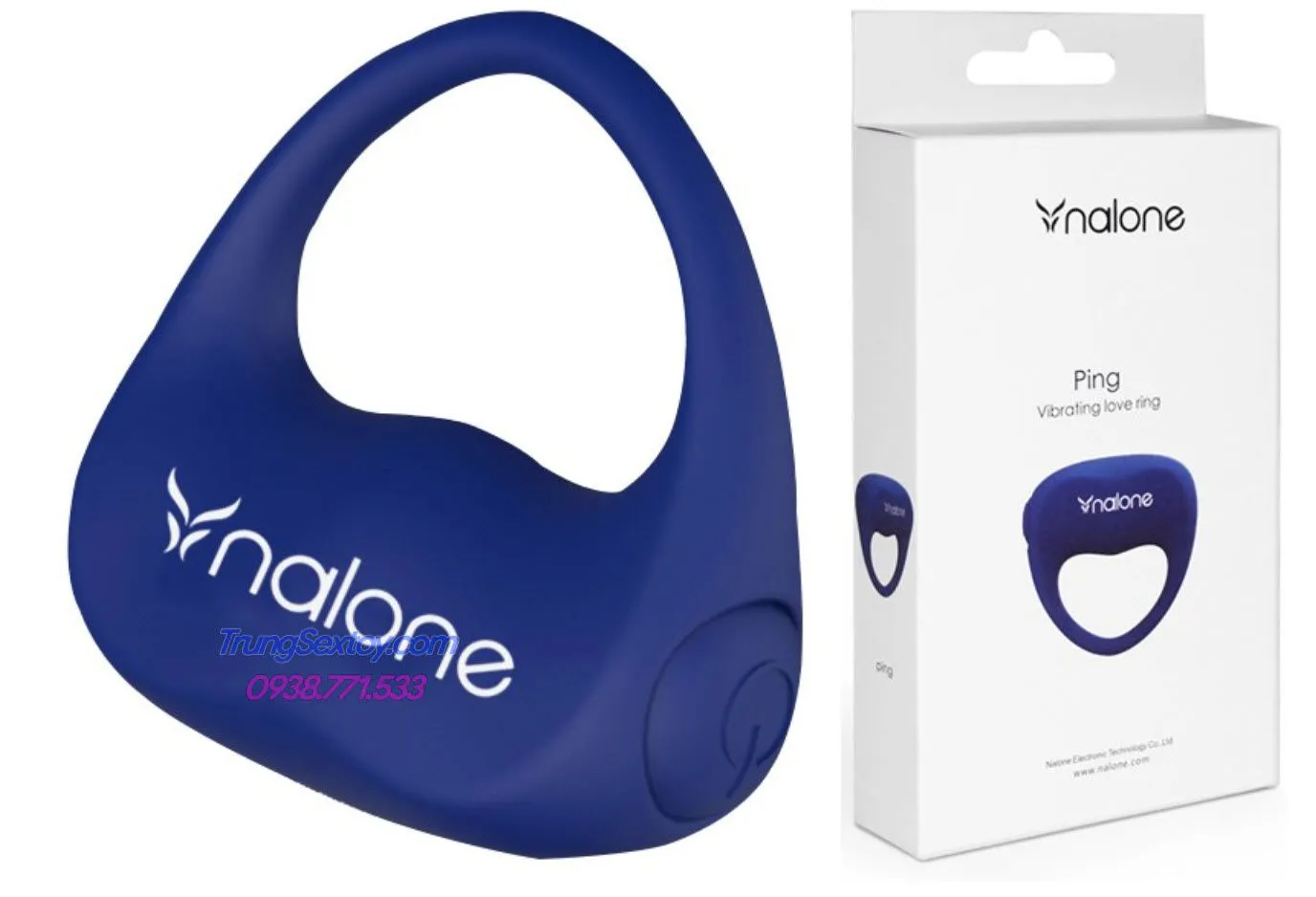 Vòng rung dương vật Nalone Ping chống xuất tinh sớm siêu mềm