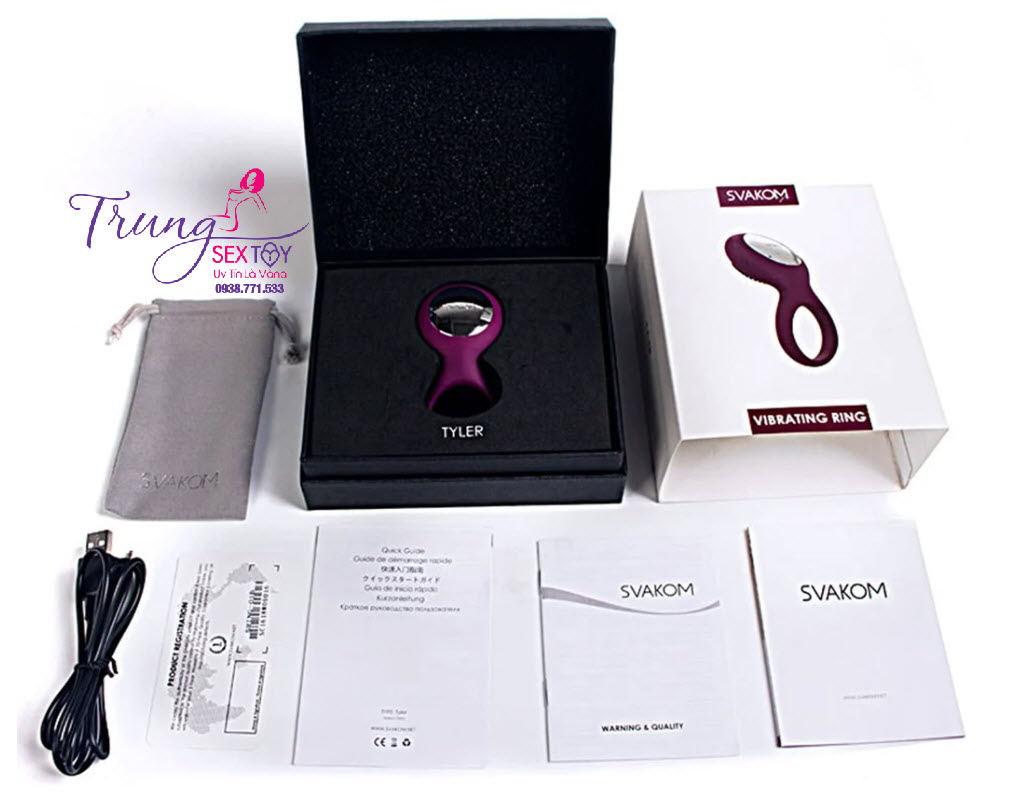 Vòng rung dương vật Svakom tăng khoái cảm, gắn kết tình yêu