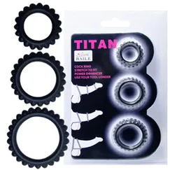 3 vòng đeo dương vật titan chống xuất tinh sớm kéo dài thời gian 