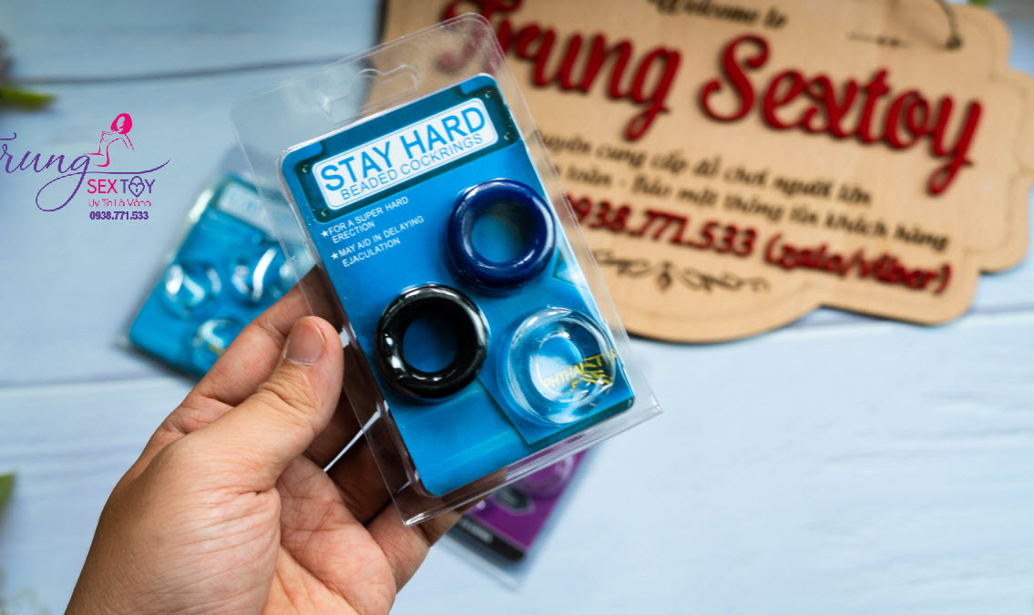 Vòng đeo cu Stay Hard hỗ trợ lâu bền tăng khoái cảm phái mạnh