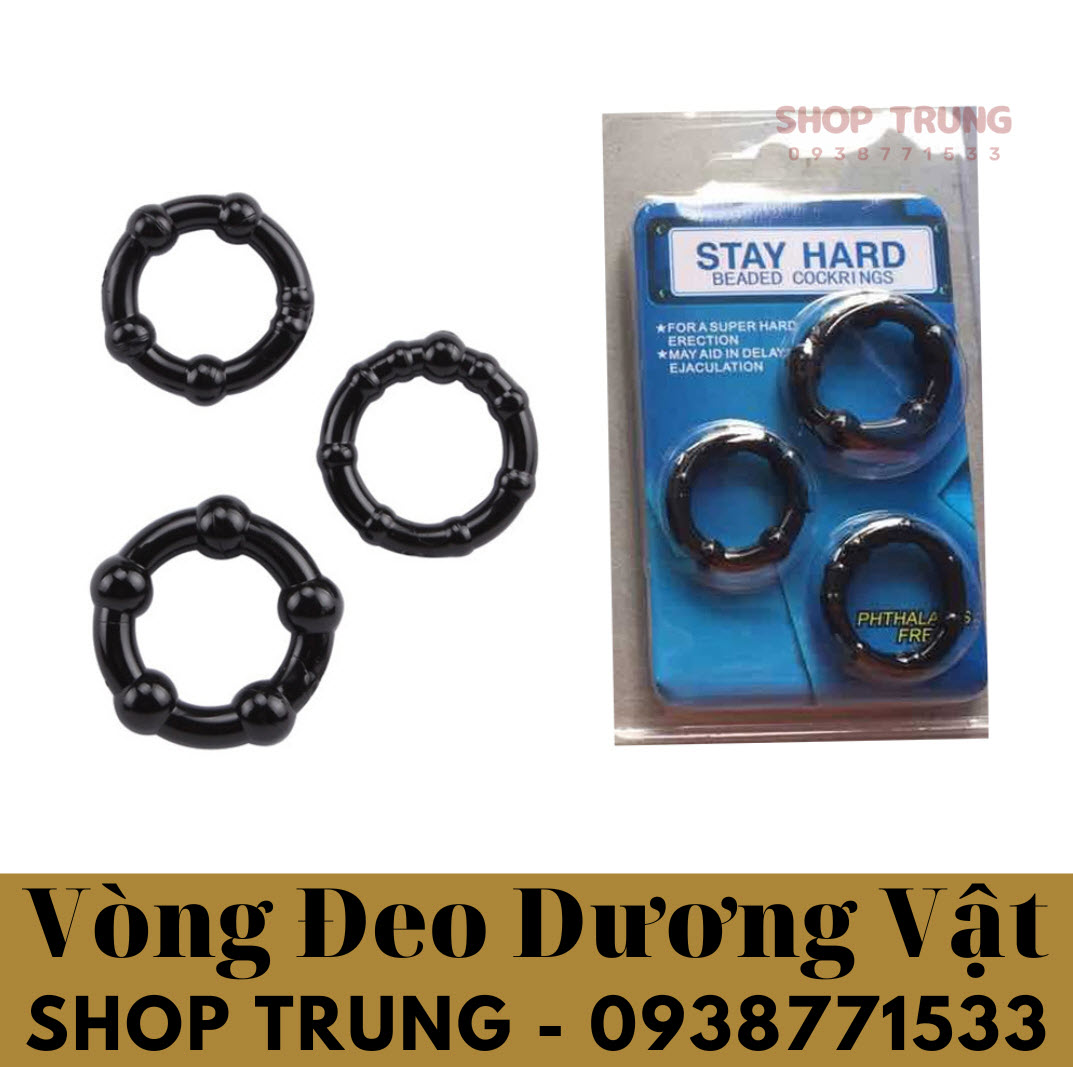 Vòng đeo cu Stay Hard hỗ trợ lâu bền tăng khoái cảm phái mạnh