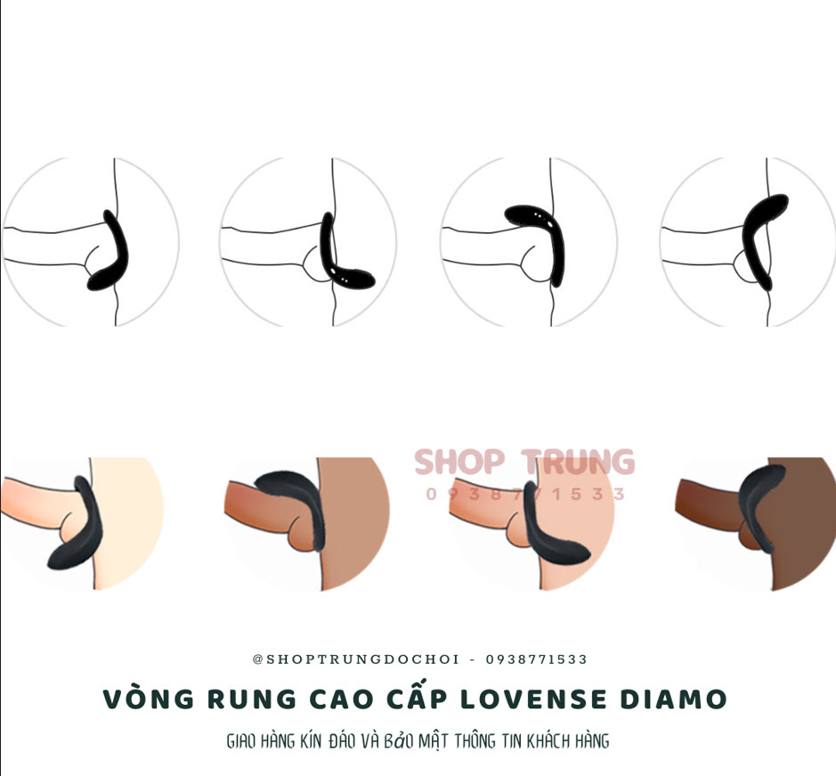 Vòng rung Lovense Diamo cao cấp Đỉnh cao khoái cảm Mua ngay