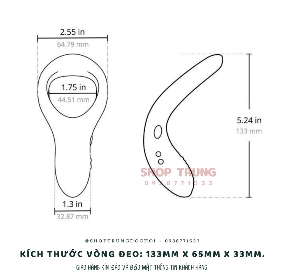 Vòng rung Lovense Diamo cao cấp Đỉnh cao khoái cảm Mua ngay