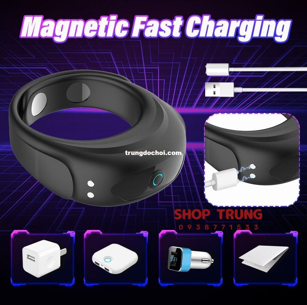 Vòng rung đeo dương vật 10 chế độ kéo dài thời gian