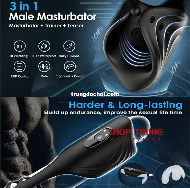 Vòng rung điều khiển từ xa qua App tăng khoái cảm nam nữ