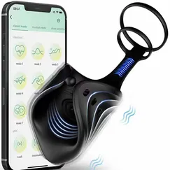 Vòng rung dương vật điều khiển từ xa App kéo dài thời gian quan hệ 