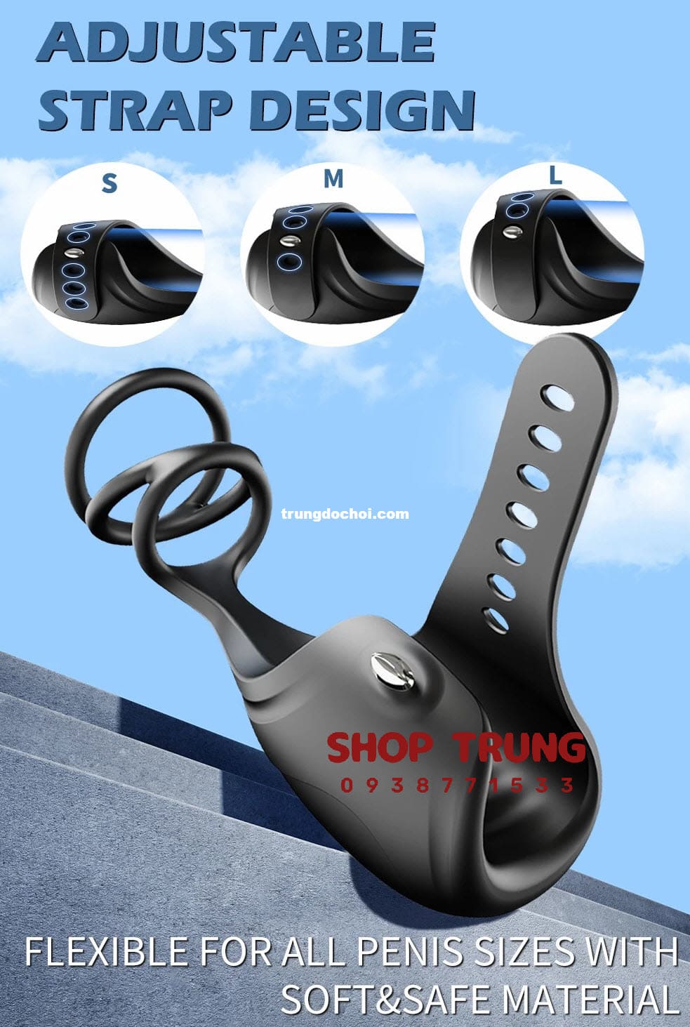 Vòng Rung Poppy 3.0 Mạnh Mẽ Kích Thích Cực Phê Siêu Bền