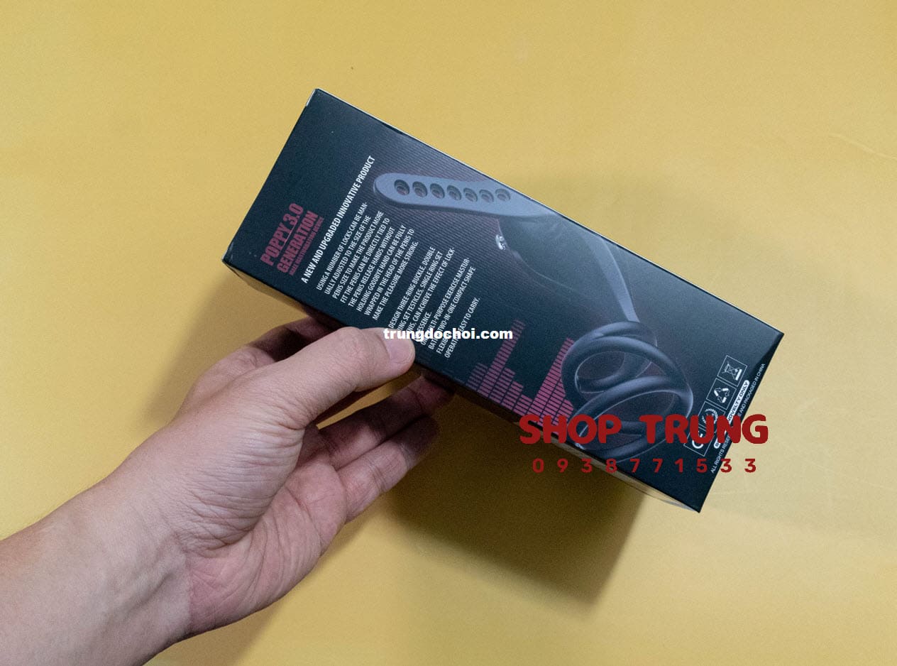 Vòng Rung Poppy 3.0 Mạnh Mẽ Kích Thích Cực Phê Siêu Bền