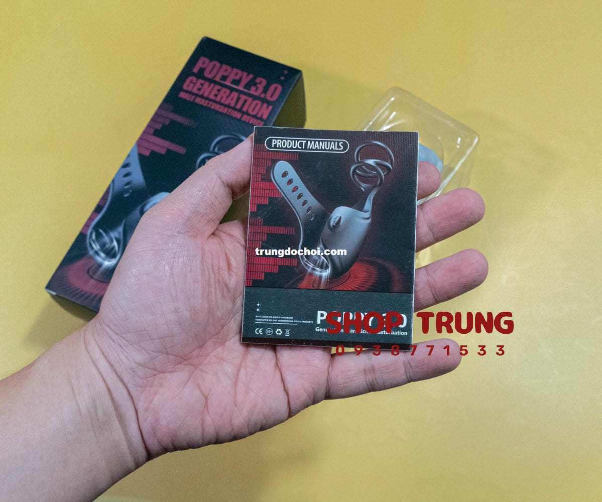 Vòng Rung Poppy 3.0 Mạnh Mẽ Kích Thích Cực Phê Siêu Bền