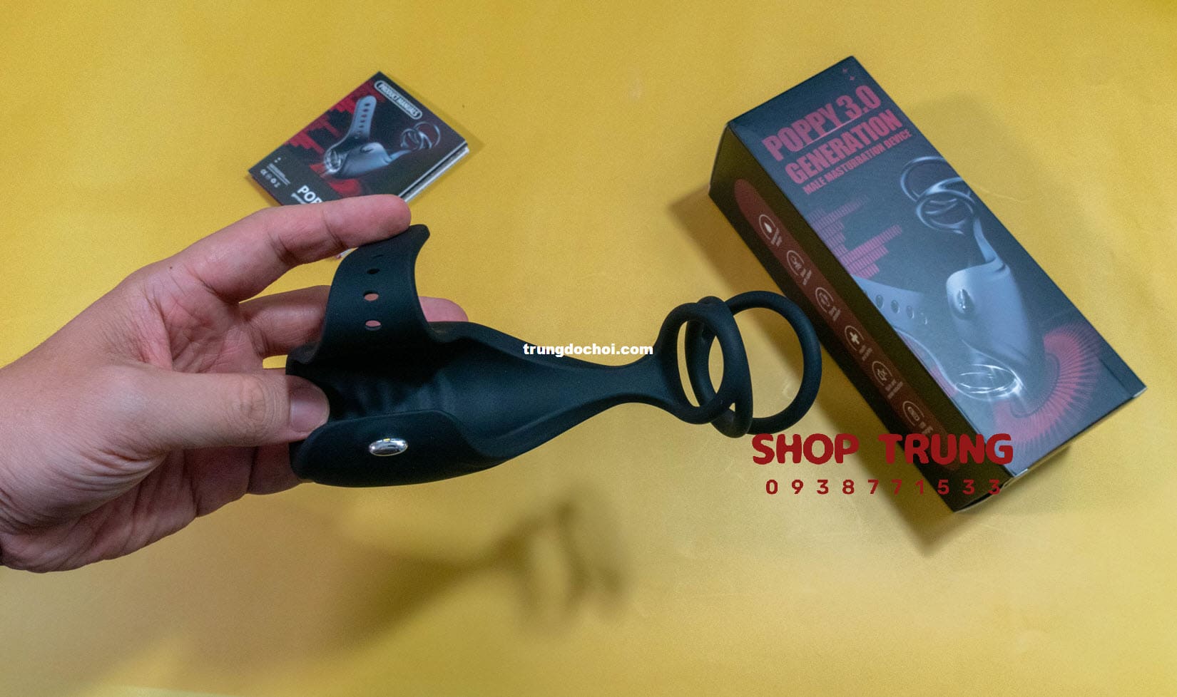 Vòng Rung Poppy 3.0 Mạnh Mẽ Kích Thích Cực Phê Siêu Bền