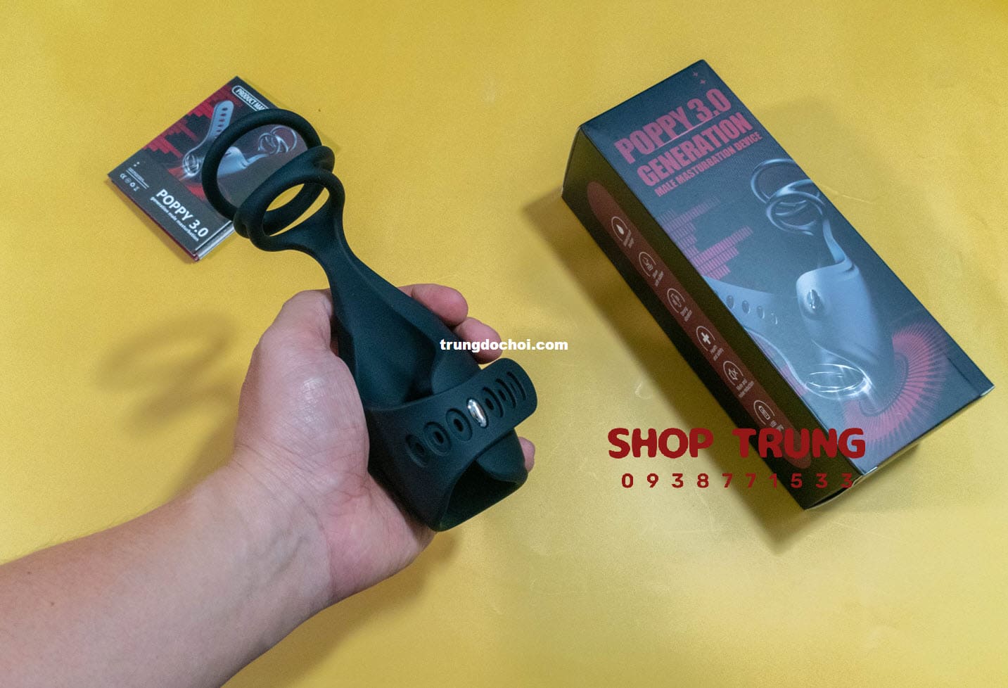 Vòng Rung Poppy 3.0 Mạnh Mẽ Kích Thích Cực Phê Siêu Bền