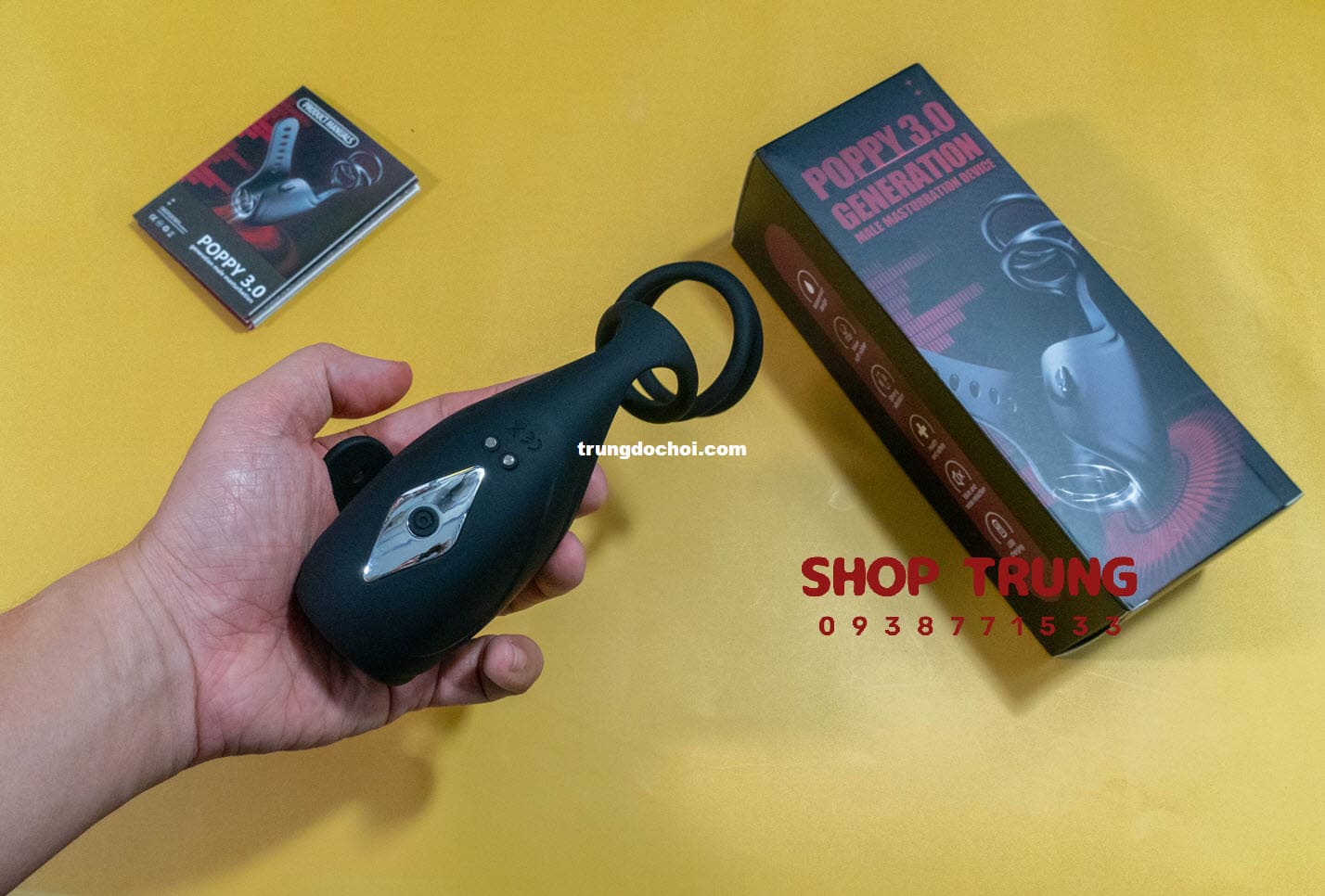 Vòng Rung Poppy 3.0 Mạnh Mẽ Kích Thích Cực Phê Siêu Bền