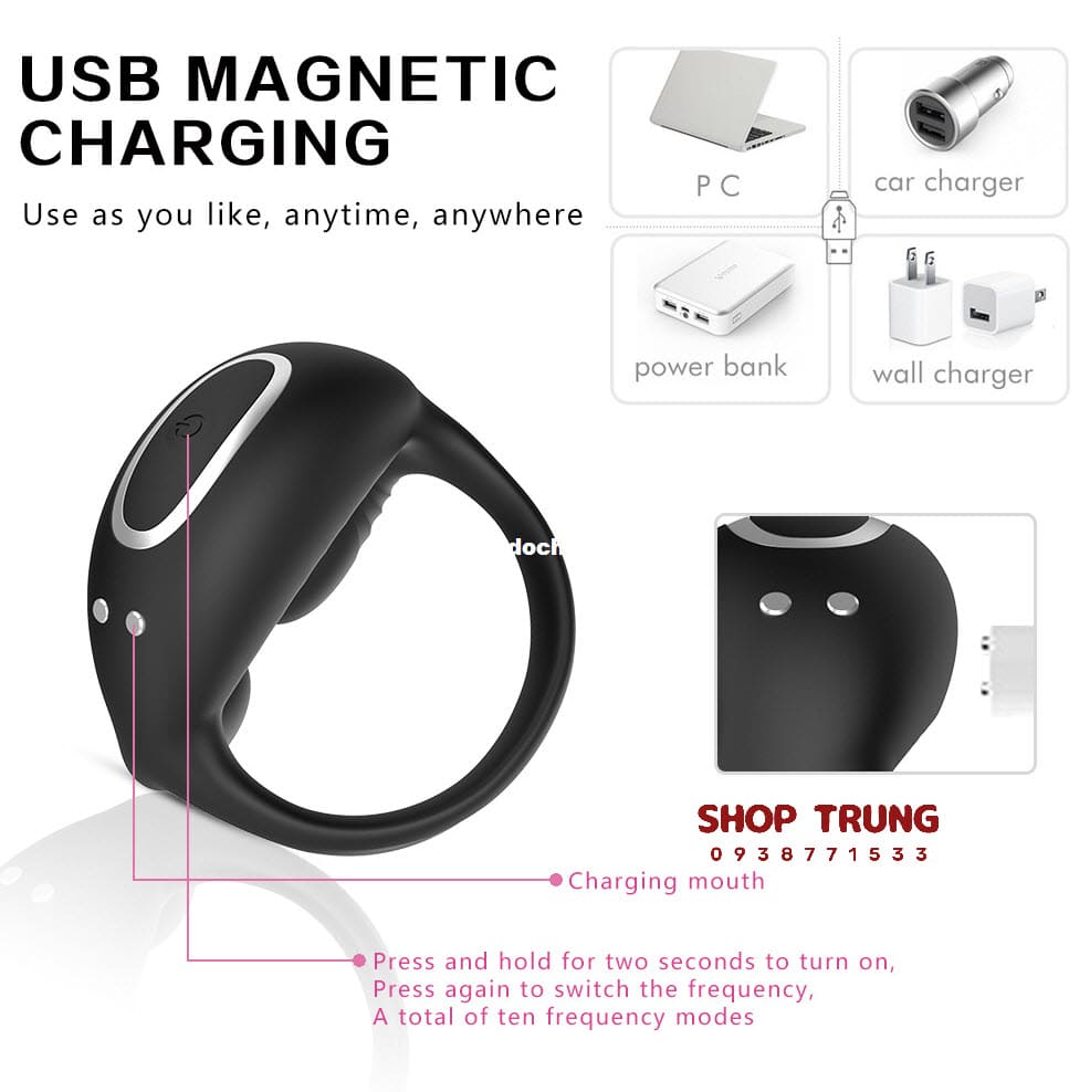 Vòng rung tinh hoàn cao cấp đem lại khoái cảm thăng hoa tối đa