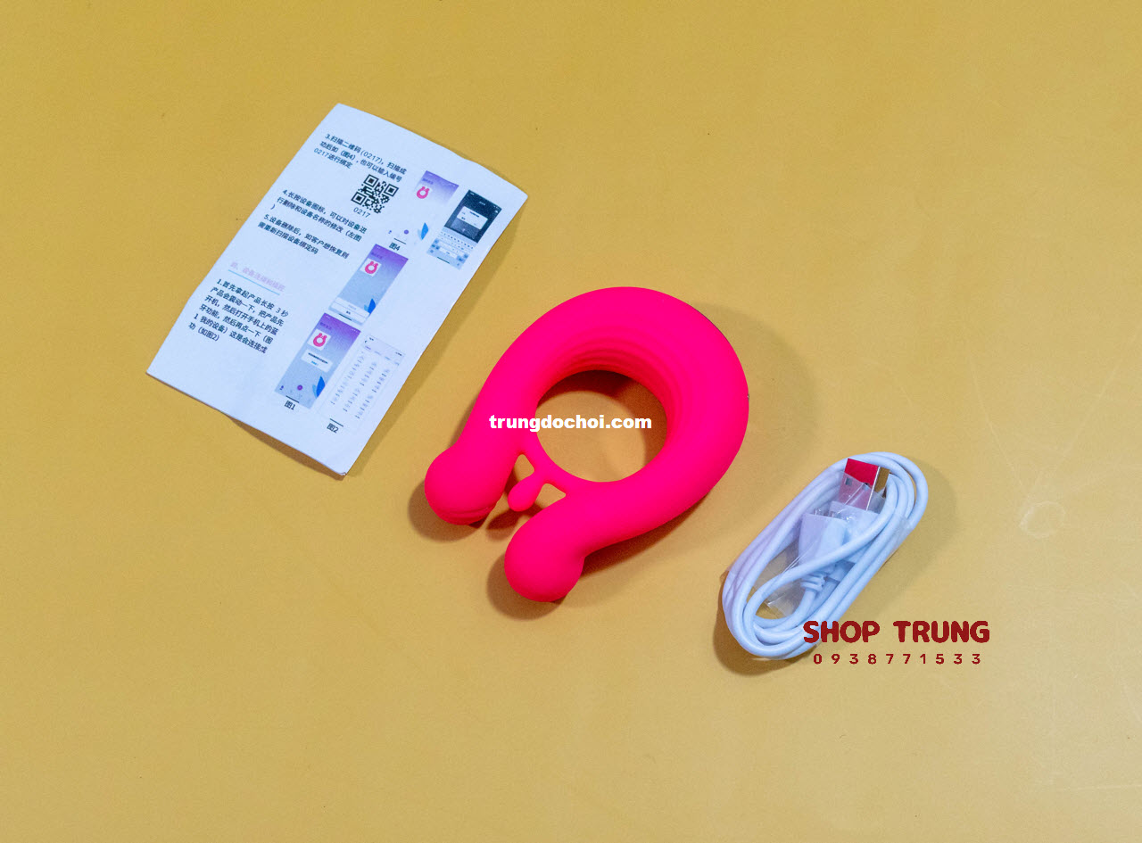 Nhẫn rung điều khiển app tăng khoái cảm cặp đôi