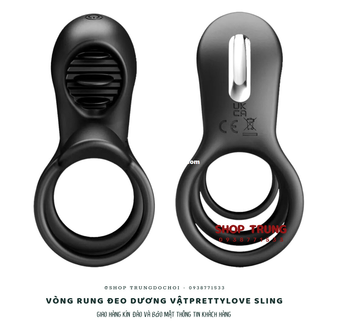 Vòng Rung Đeo Dương Vật Prettylove Sling Đỉnh Cao Hưng Phấn