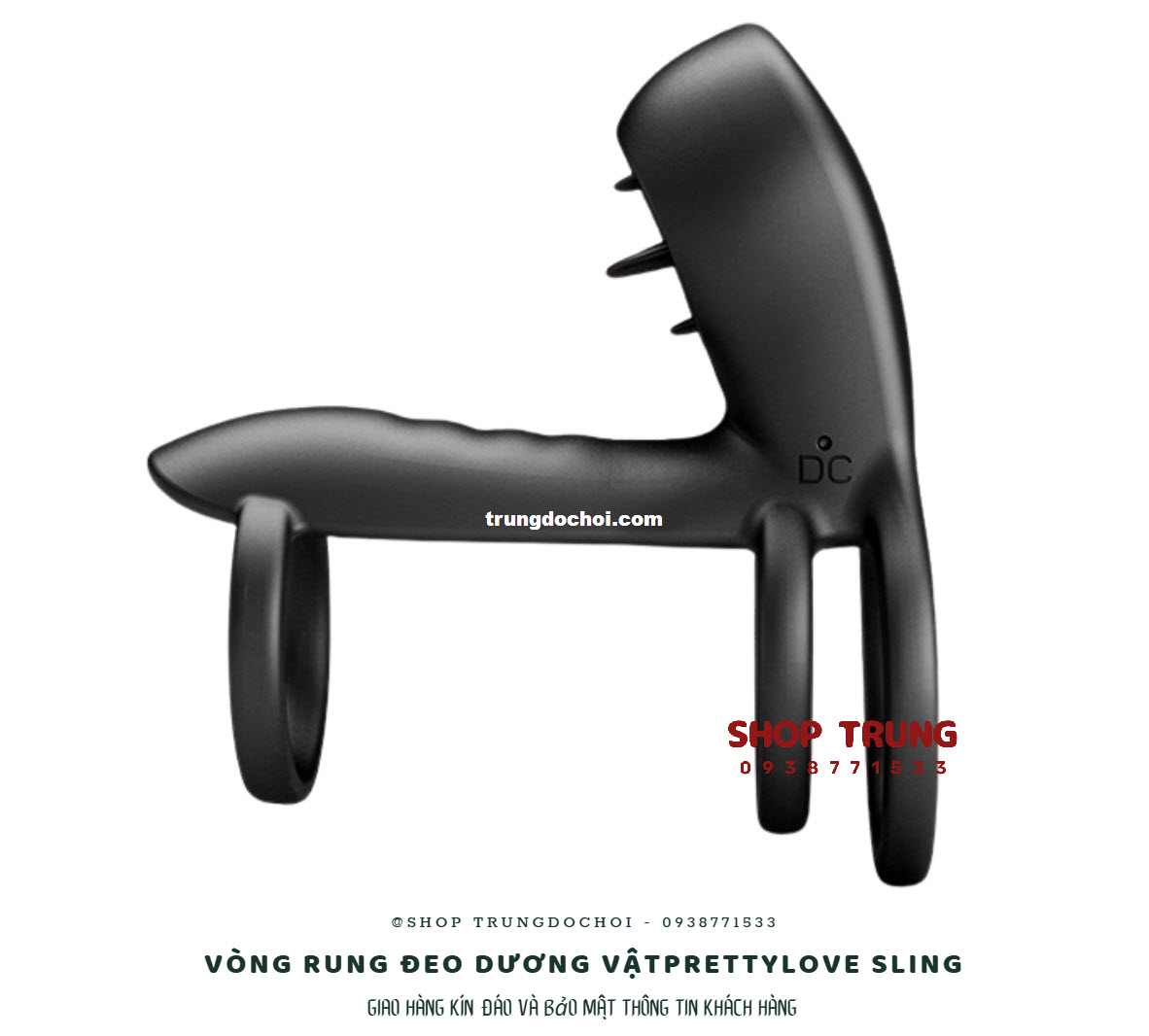 Vòng Rung Đeo Dương Vật Prettylove Sling Đỉnh Cao Hưng Phấn