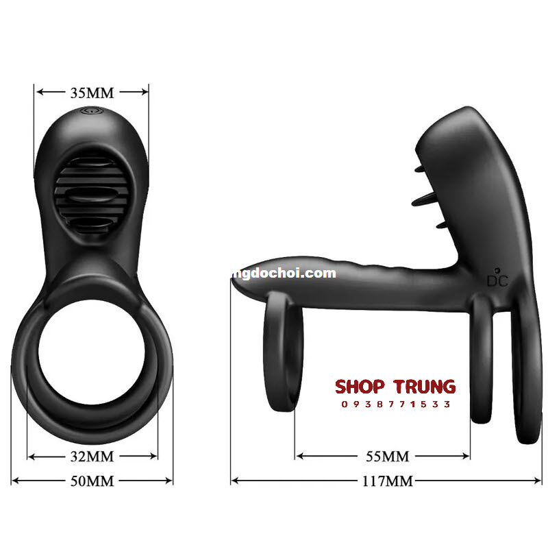 Vòng Rung Đeo Dương Vật Prettylove Sling Đỉnh Cao Hưng Phấn