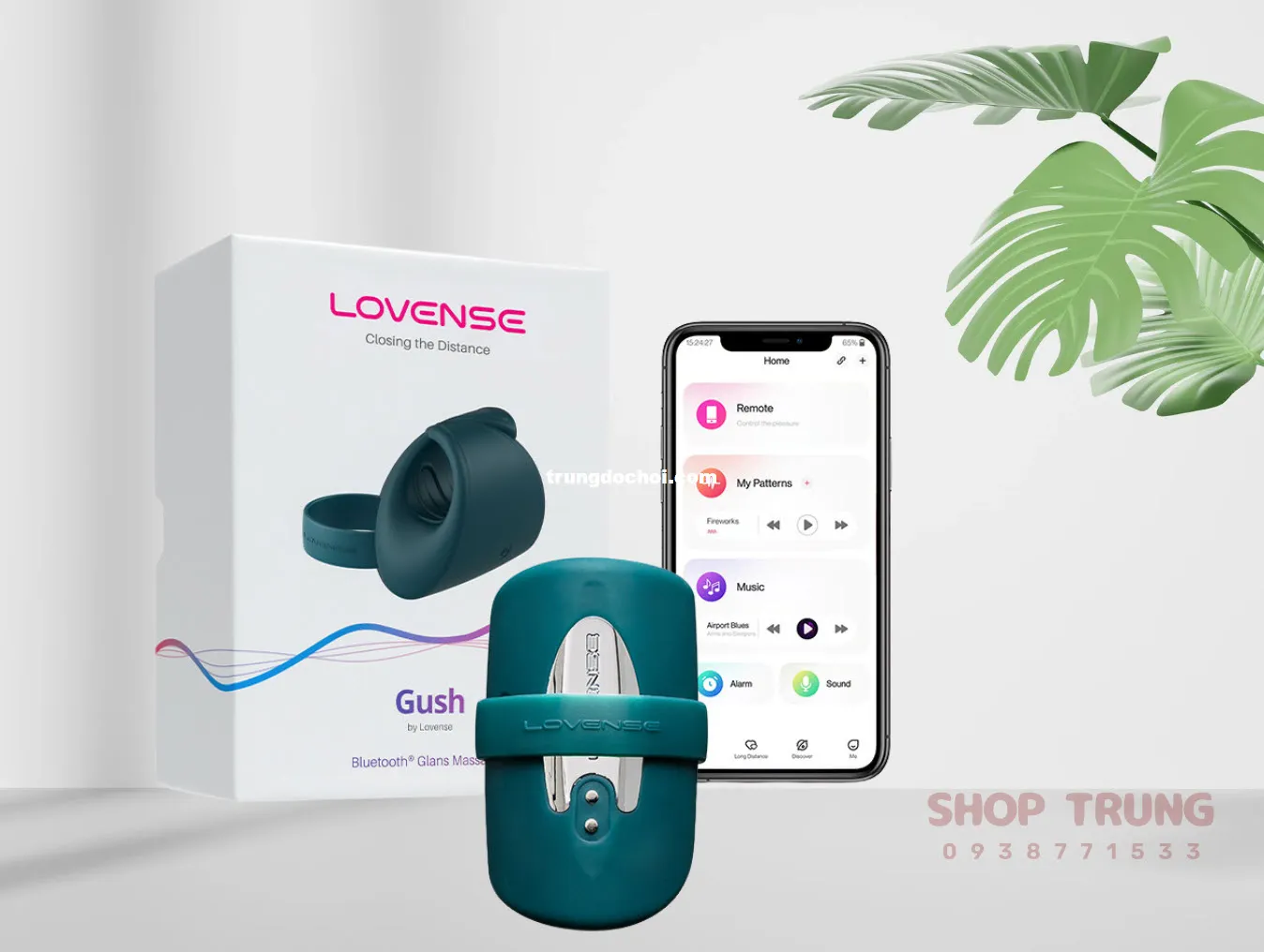 Lovense Gush rung điều khiển qua điện thoại siêu thú vị