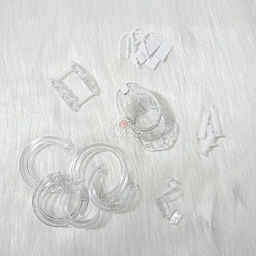 Transparent Medical-Grade Male Chastity Cage Stop Early